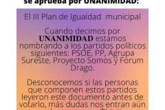 Lo que se firmo en un pleno...