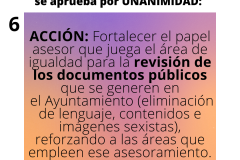 Lo que se firmo en un pleno...