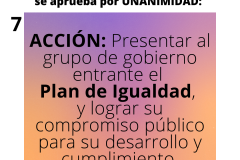 Lo que se firmo en un pleno...