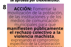 Lo que se firmo en un pleno...