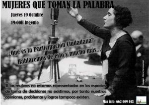 mujeres que toman la palabra